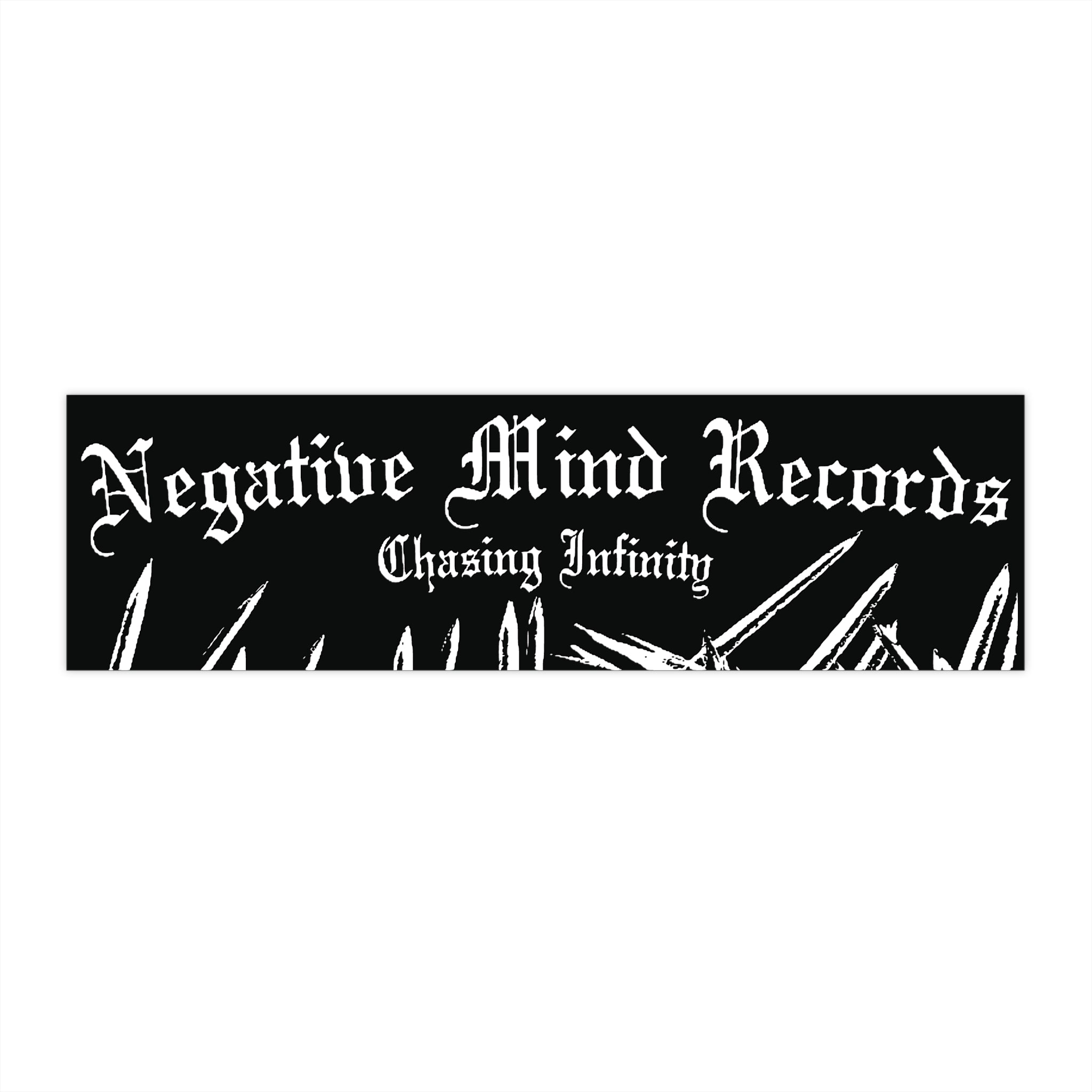'Chasing Infinity' Bumper Sticker